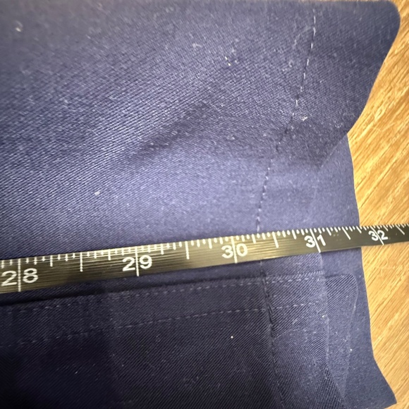 Figs Women's High Waisted Livingston Scrub Pants Navy Size M, Drawstring - Picture 6 of 11